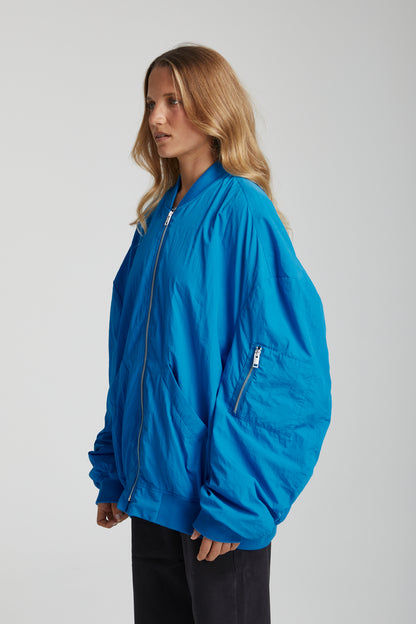 SLOUCHY BOMBER - ELECTRIC BLUE